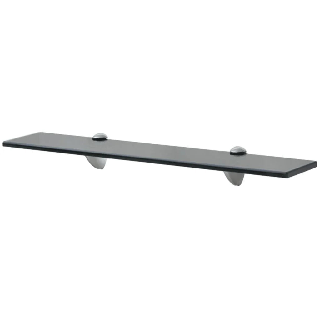 Mensola in vetro di design da parete 60 x 10 cm spessore 8 mm 2702130/2