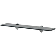 Mensola in vetro di design da parete 60 x 10 cm spessore 8 mm 2702130/2