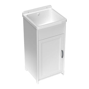 KIT LAVATOIO RESINA ANTIACIDO 40X40 CM BIANCO- MONGARDI- 1,0 pz