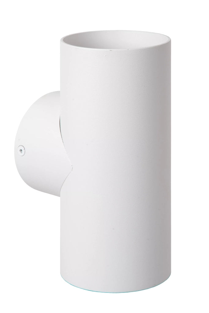 Applique tubolare bianca in alluminio BONDI 2xGU10 50W Lucide