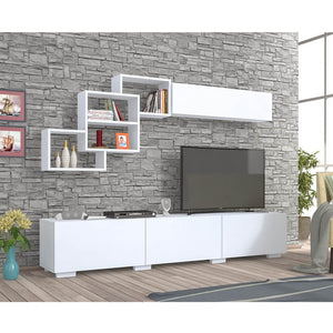 Parete attrezzata Free bianco