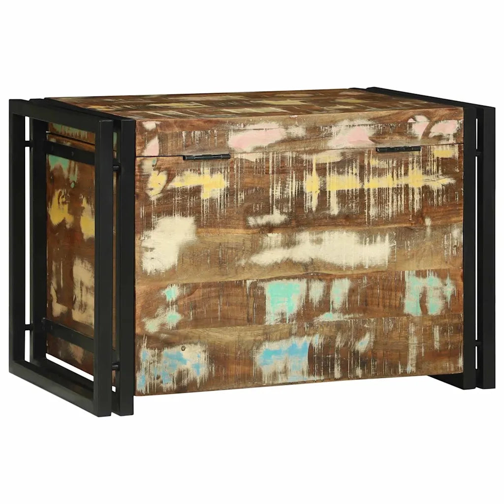 Scatola di Stoccaggio 60 x 40 x 41 cm legno di recupero 4016752