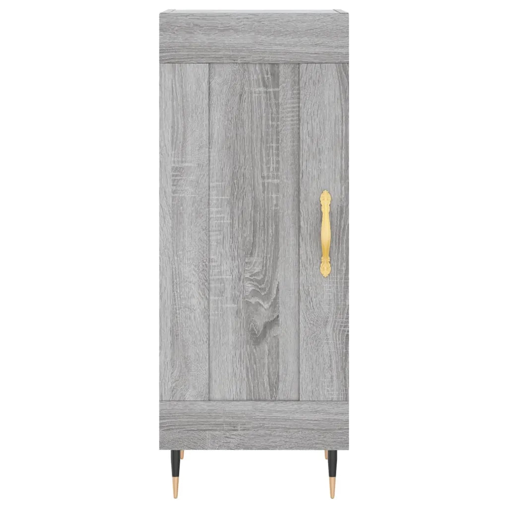 Credenza Grigio Sonoma 34,5x34x90 cm in Legno Multistrato 830426