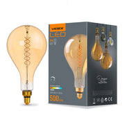 Lampadina LED dimmerabile ambra PS160 8W E27 1800K Videx