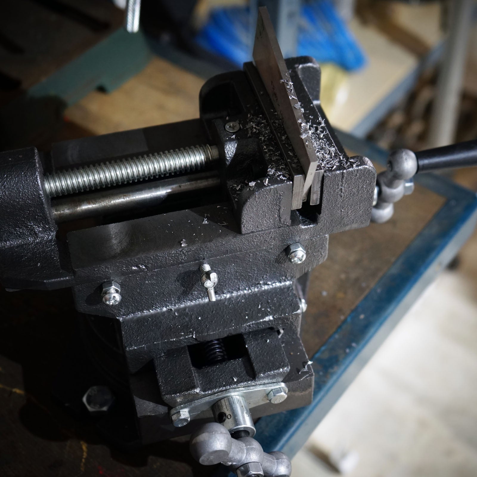 Morsa da banco per macchine con base girevole Morsa di serraggio da officina 125mm