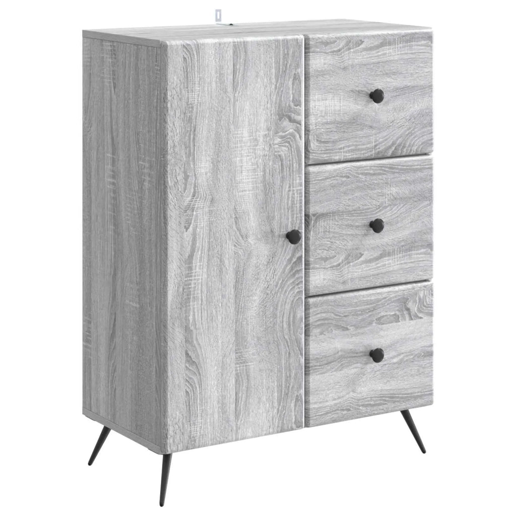 Credenza Grigio Sonoma 66 x 34,5 x 90 cm Legno ingegnerizzato 895551