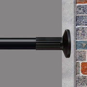 Maniglia di estensione in acciaio inossidabile nero senza fori - 70-160 cm - cucina bagno