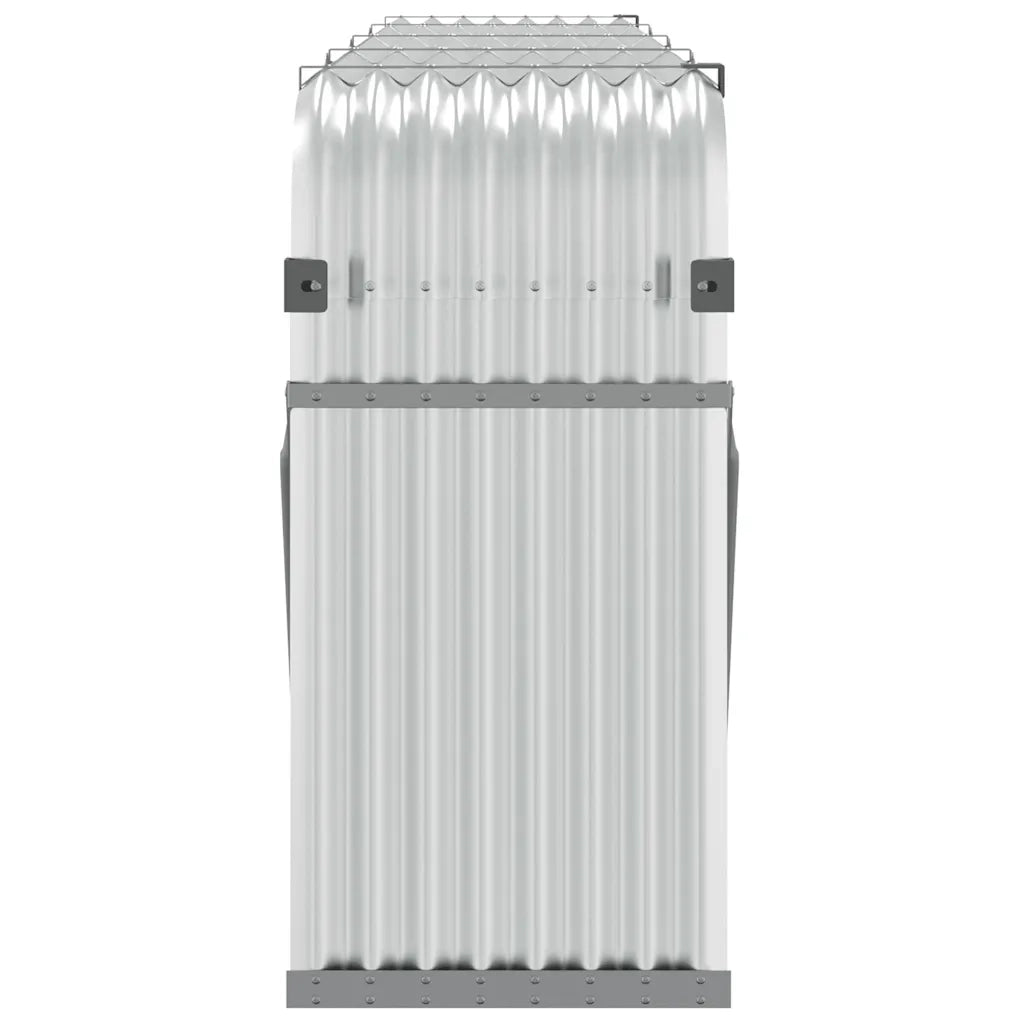 Portaceppi Argento 300x45x100 cm in Acciaio Zincato 364596
