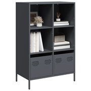 Credenza Antracite 68x39x103,5 cm Acciaio