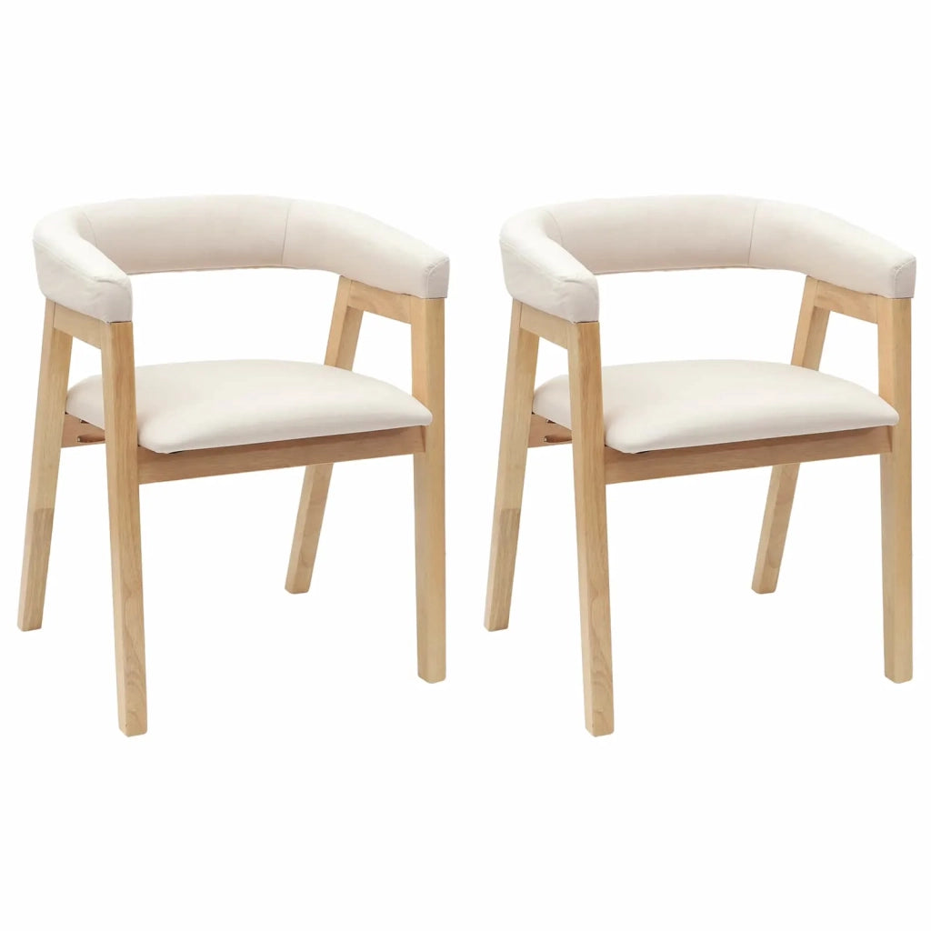 Sedie da pranzo 2 pcs Naturale 54 x 57 x 73 cm 42020422