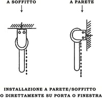Tenda a Rullo Avvolgibile Porta Finestra Casa Ufficio Parete Soffitto Marrone 60x180 cm