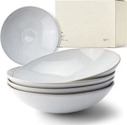 Set di servizio per zuppe e insalate, grande vassoio per insalate, ciotola per zuppe, resistente al magnetron, sicuro per il lavastoviglie.