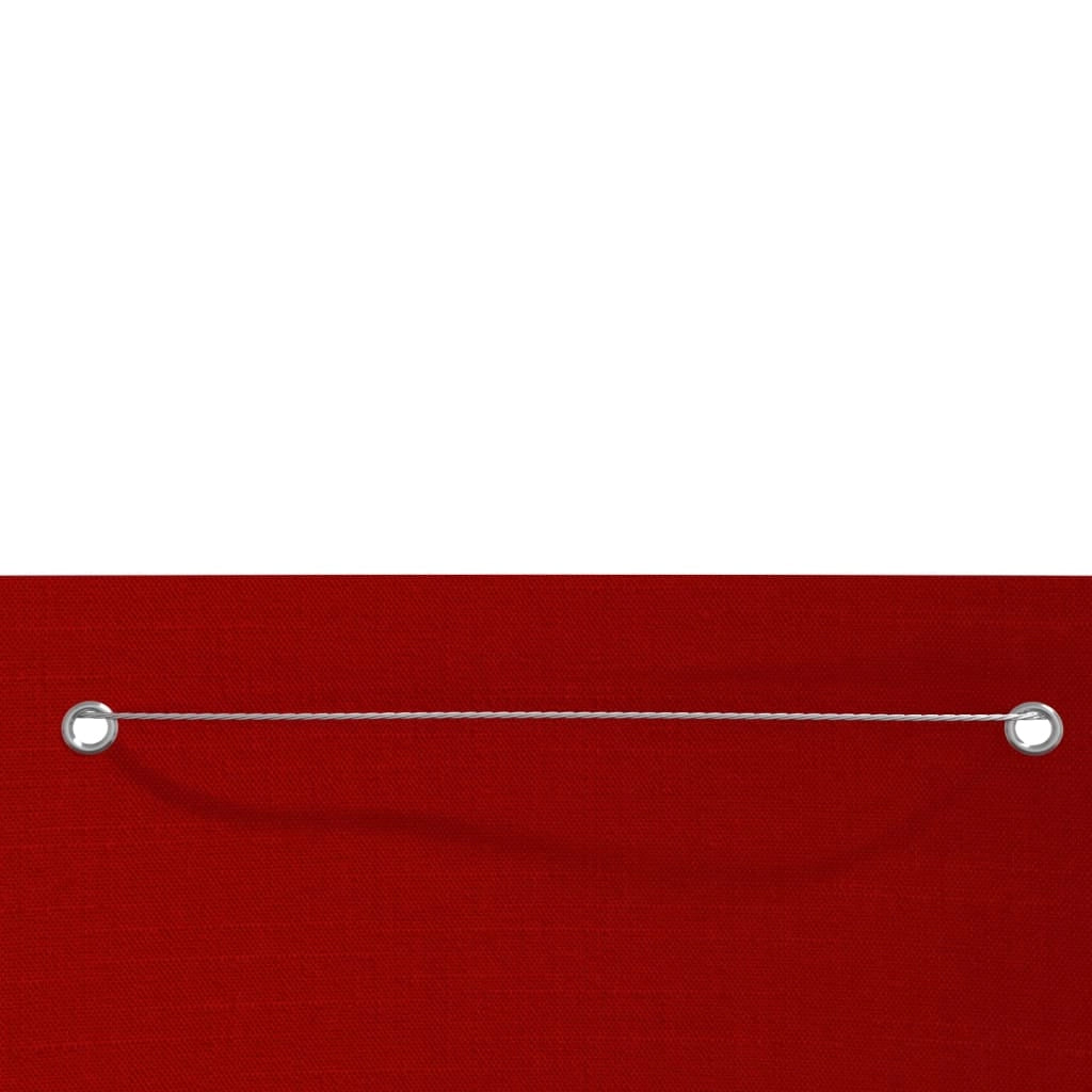Schermo per balcone schermo per la privacy 120 x 240 cm tessuto Oxford rosso 02_0010341