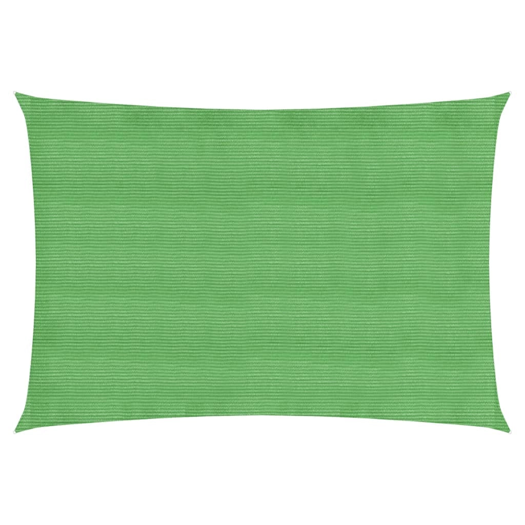 Vela ombreggiante 160 g/m² verde chiaro 4 x 6 m HDPE 02_0009394