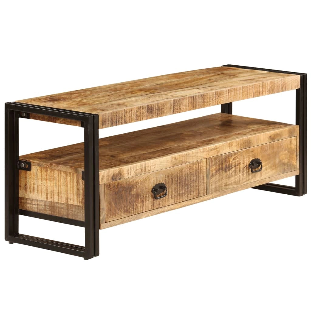 Pratico mobile porta TV/credenza di design 120 cm legno massello di mango 2502063