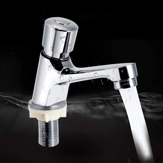 Wastafelkraan acqua risparmiante - automatico - facile da pulire - finitura verniciata - facile da installare - adatto per uso bagno/alberghiero - Wastafelkraan