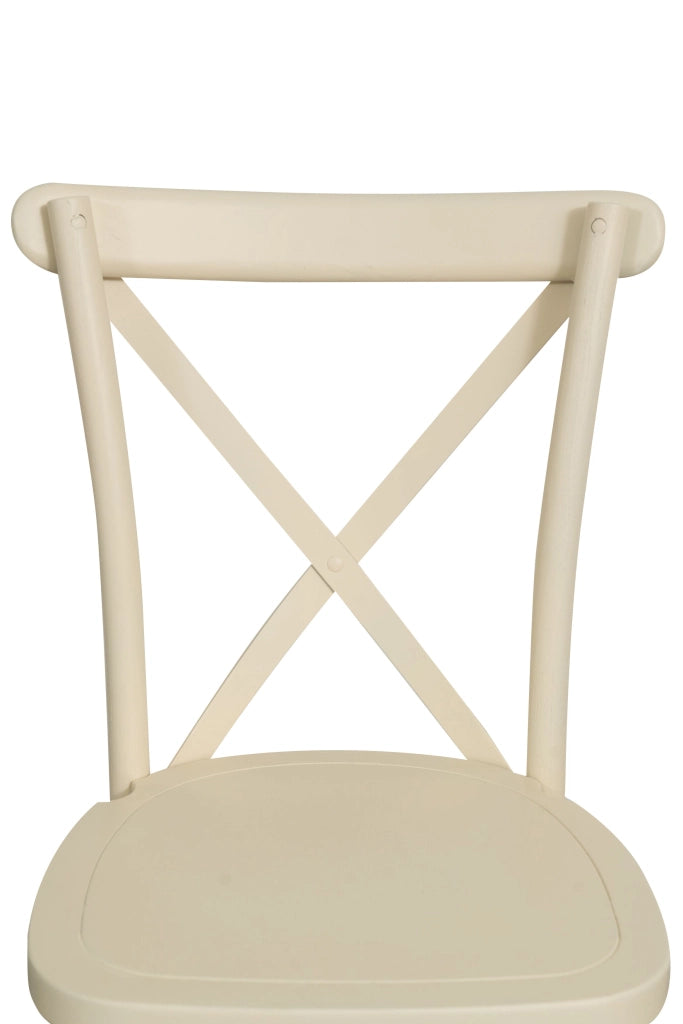 Biscottini Sedia Thonet in massello e seduta in legno finitura bianco impilabili Offerta