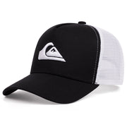 Cappellino da baseball ad asciugatura rapida, cappellino da golf, nero e bianco