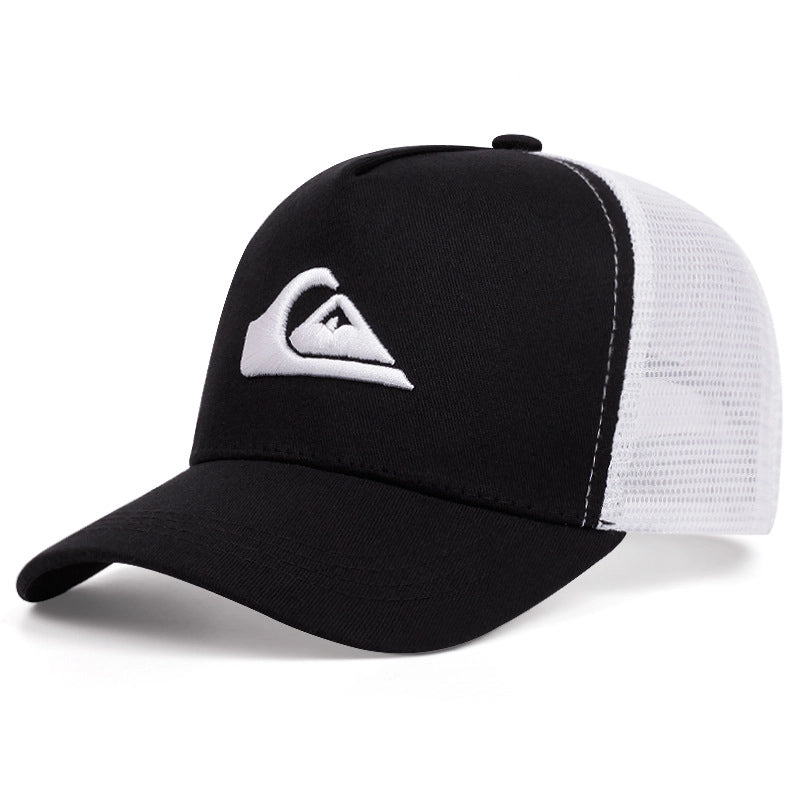 Cappellino da baseball ad asciugatura rapida, cappellino da golf, nero e bianco