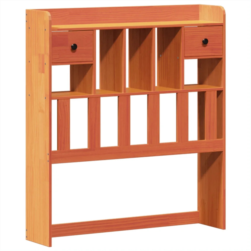 Letto singolo | Letto per adulti | Letto senza Materasso Marrone Cera 75x190 cm in Legno di Pino