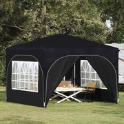Tenda per feste a pop-up-Gazebo 290 x 290 x 245 cm Antracite 642228