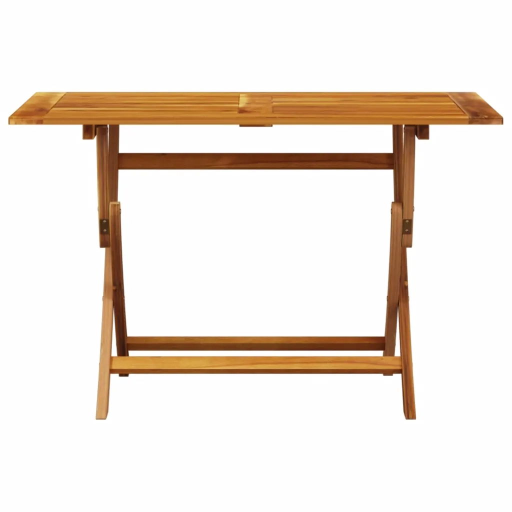 Set Pranzo da Giardino 5pz Crema in Tessuto e Legno Massello 3281700