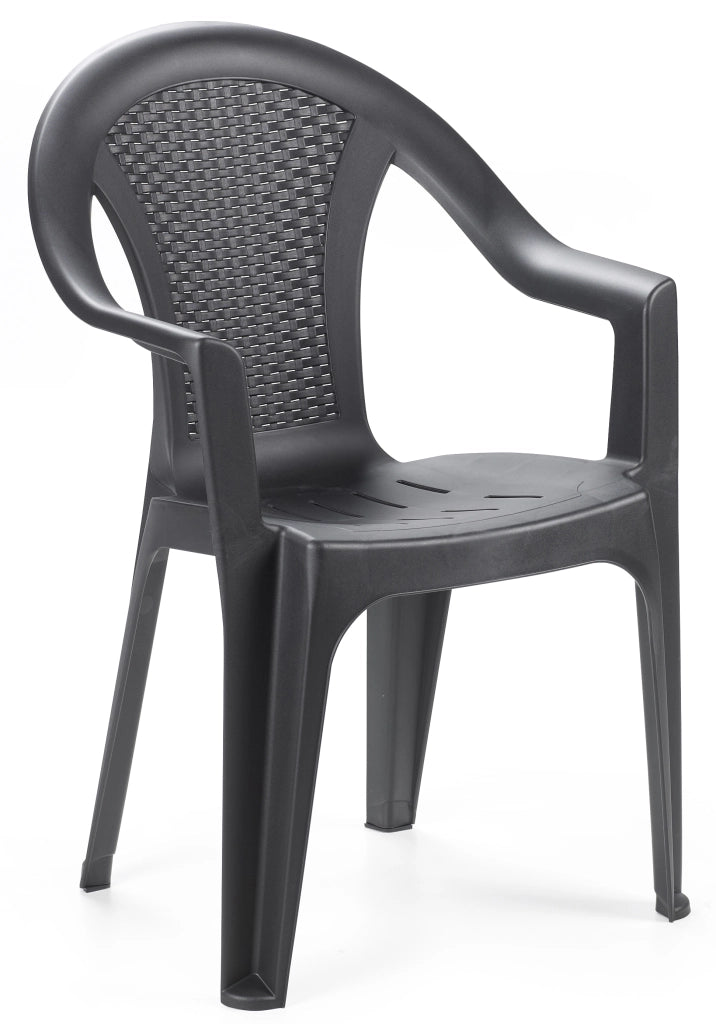 SEDIA ISCHIA cm. 54x56x81 h col.  Antracite