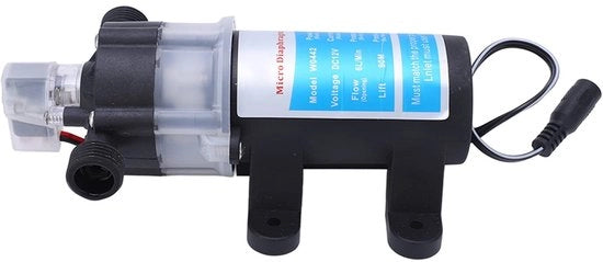 Pompa a membrana autoaspirante - 80W - Blu - Adatta per irrigazione e pompe - Idonea per giardino e sperimentazioni