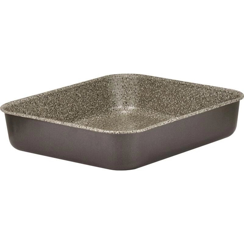 TEGLIA HAPPY STONE SFORNATUTTO 29X25X6 CM ADATTA A CONTENERE OGNI CIBO OKX