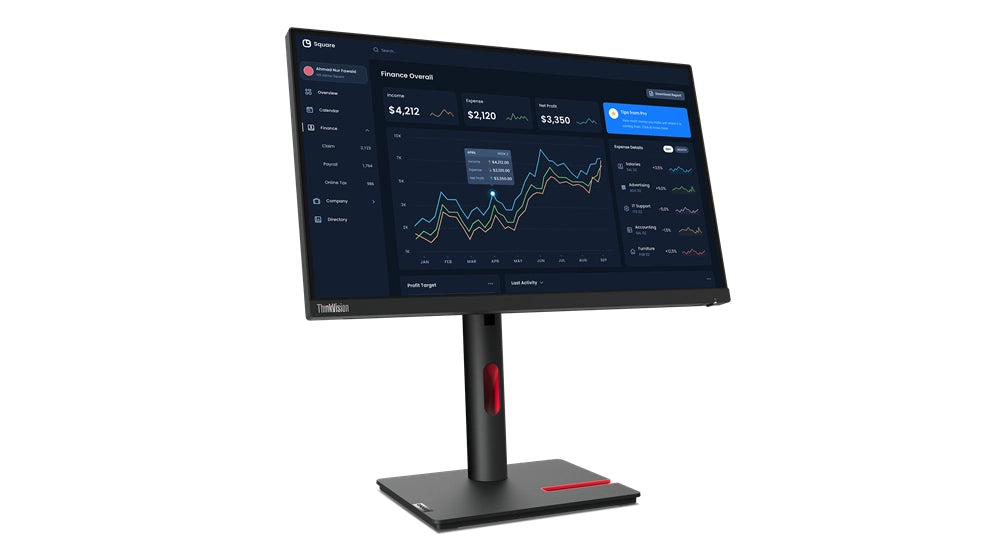 Lenovo thinkvision t22i-30 led display 54,6 cm (21.5") 1920 x 1080 pixel full hd nero - 63B0MAT6EU