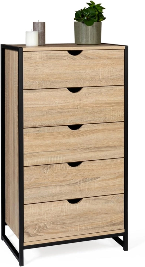 Cassettiera a 5 cassetti Detroit 60 cm dal Design Industriale