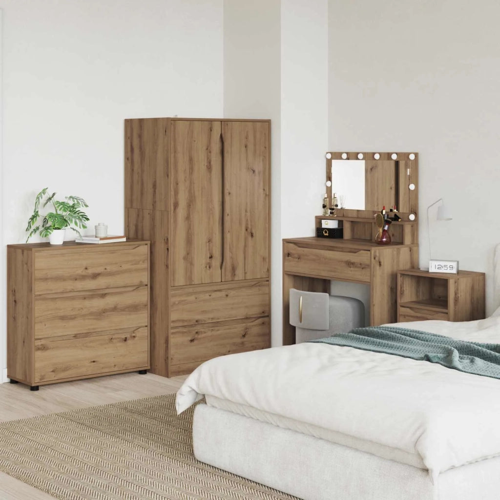 Armadio Rovere artigianale 80 x 31 x 81 cm Legno multistrato 888856