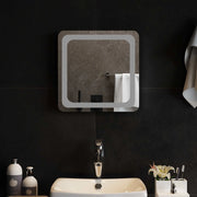 Specchio da bagno LED Trasparente 40 x 40 cm vetro temperato 42045826