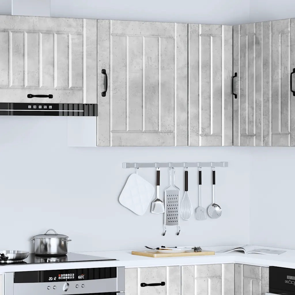 Pensile da Cucina Lucca Grigio Cemento in Legno Multistrato
