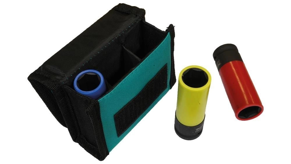 Makita E-12354 Set 3 Bussole Profonde per Ruote Attacco 1-2'' Misure 17 19 21 mm CrMo