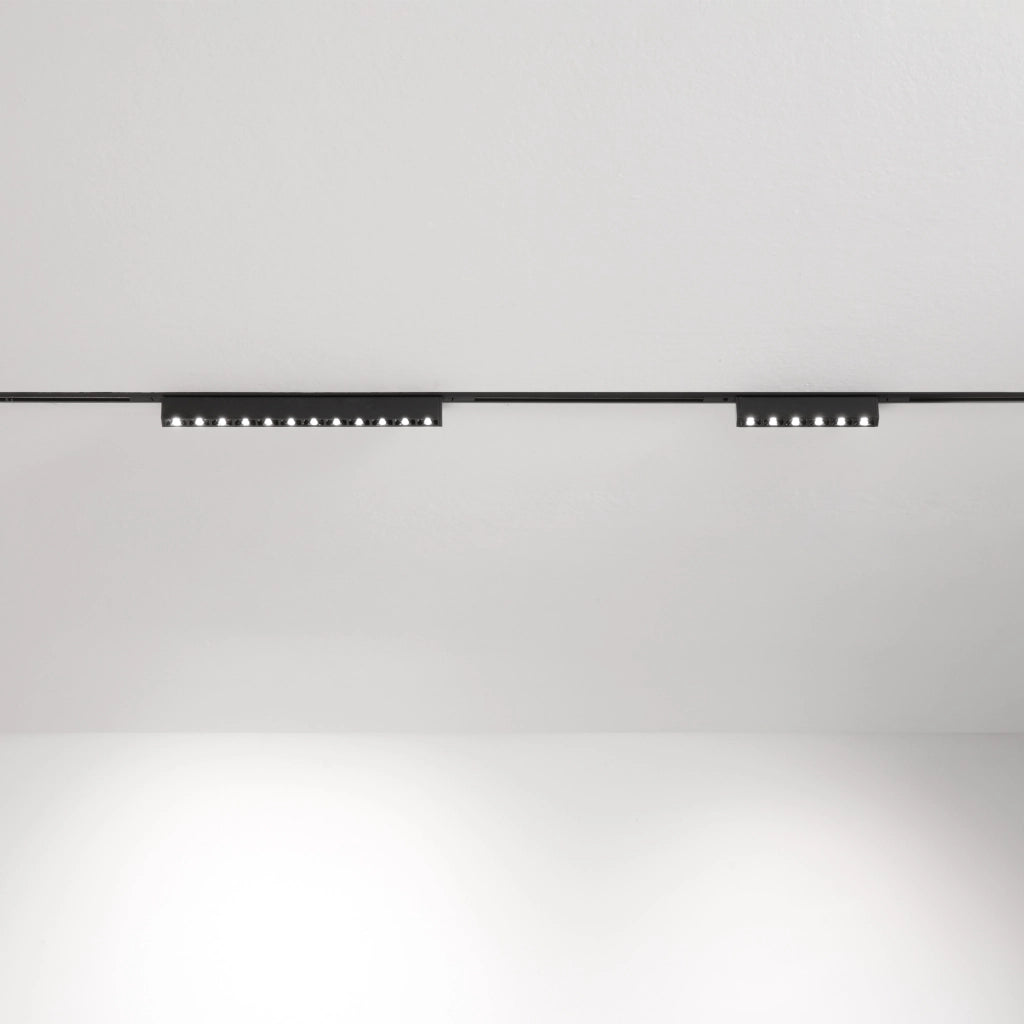 Sistema Lineare Deva 1 Luce Led Integrato Nero 10W Ip20