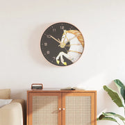 Orologio da Parete Oro e Bianco Ø29,5 cm Polistirene e Vetro 4008408