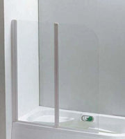 Anta sopravasca in vetro 4 mm - Telaio Bianco - Misura: 120 x 138 h (Telaio bianco)