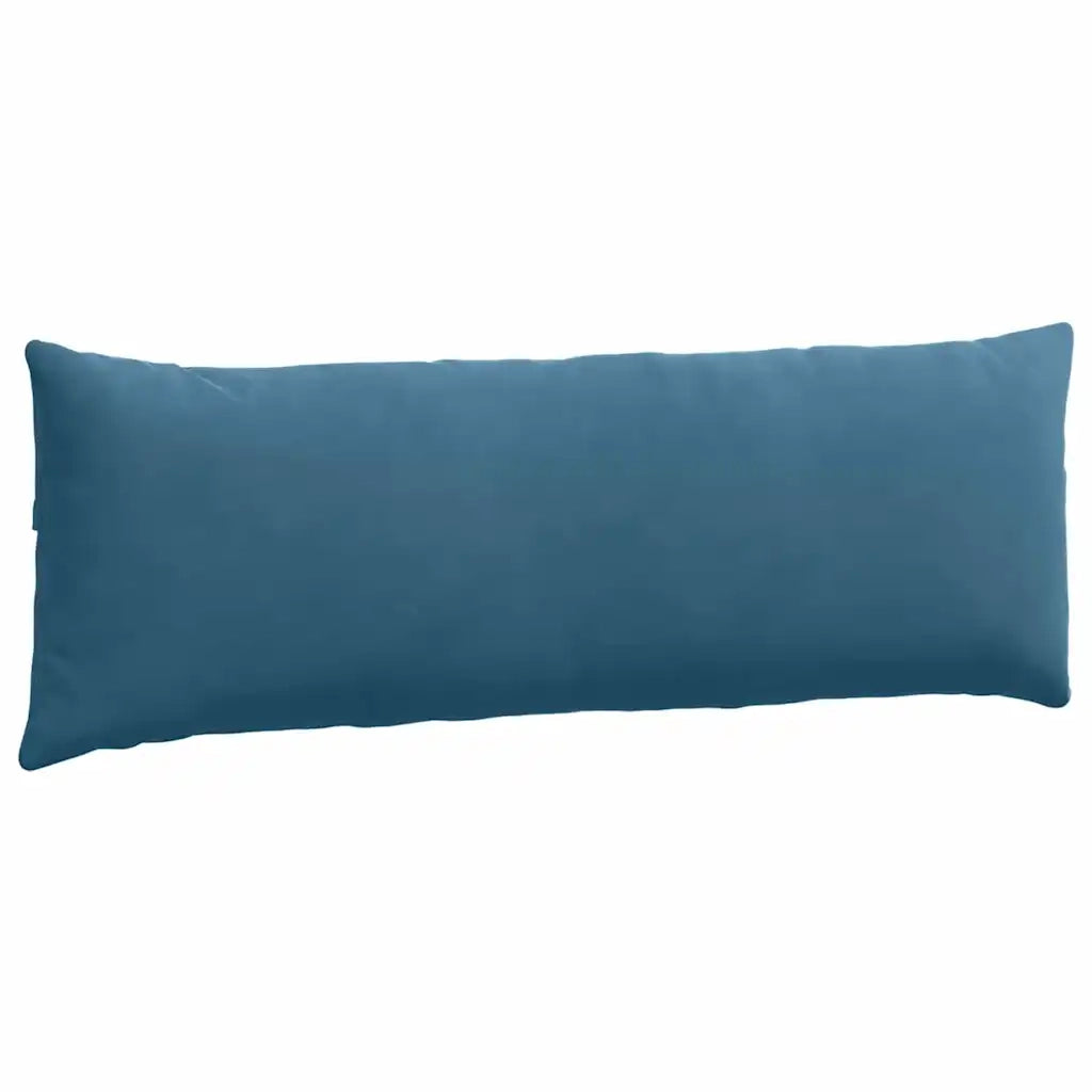 Cuscini da Divano 2 pz | Cuscini per sedie Blu 120 x 40 cm Tessuto in Cords
