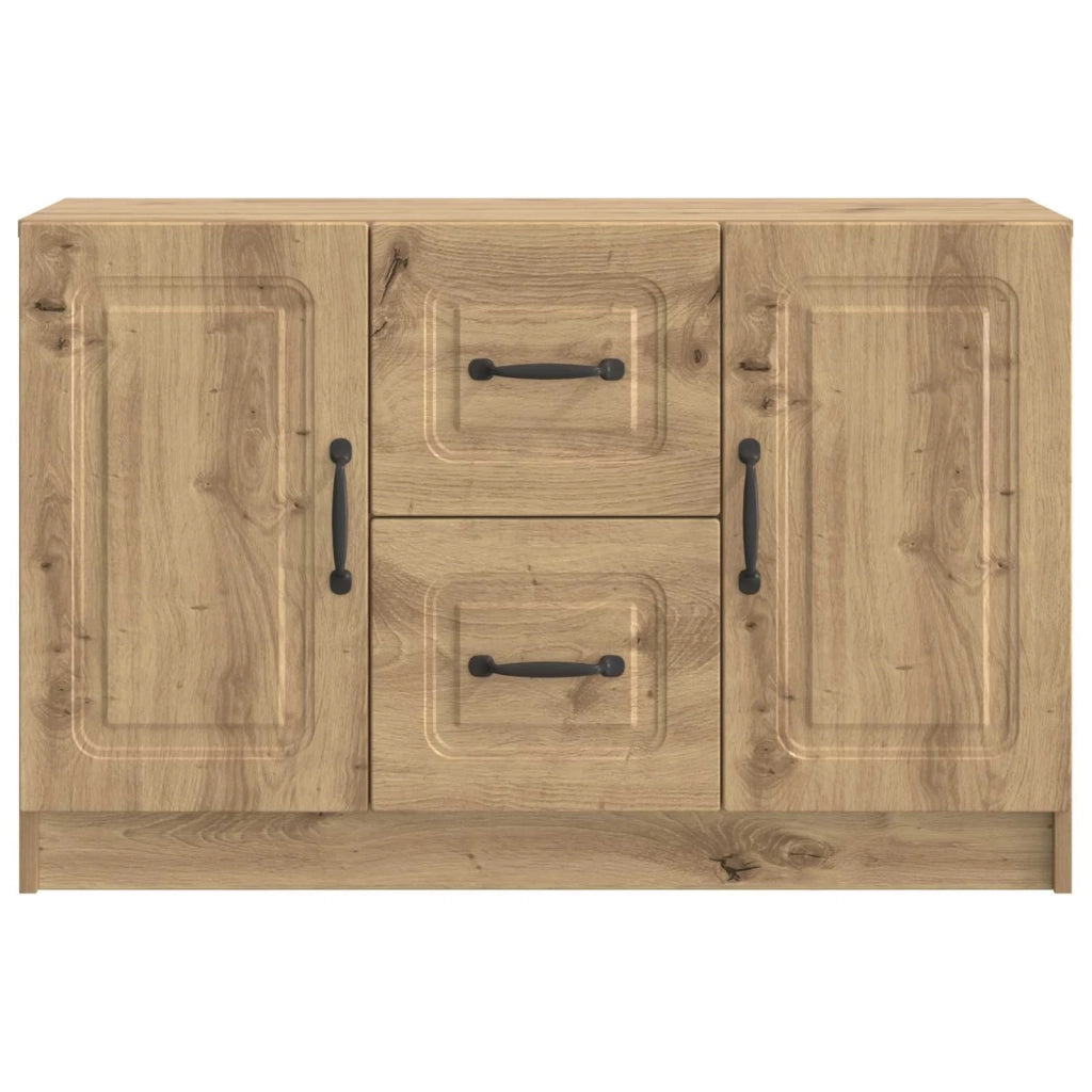 Credenza con cassetto Rovere Artigianale 89 x 34,5 x 57 cm 895814