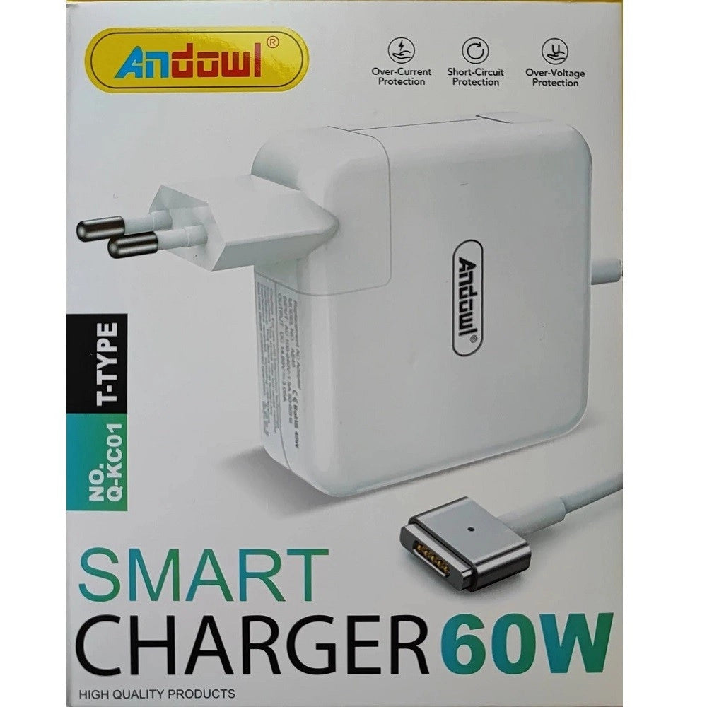 Trade Shop - Caricabatterie Adattatore Caricatore Cellulare Alta Velocità Type-t 60 W Q-kc01 -