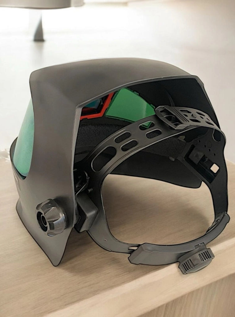 Maschera Saldatura Autoscurante Casco Visiera per Saldatura Alimentazione Solare