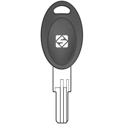 CHIAVE PUNZONATA EUROLOCKS EU21P SILCA - OTTONE NICHELATO- 5 pezzi