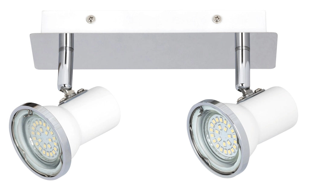 Faretto soffitto bianco 2xGU10 IP44 Rabalux Steve 5498