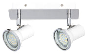Faretto soffitto bianco 2xGU10 IP44 Rabalux Steve 5498