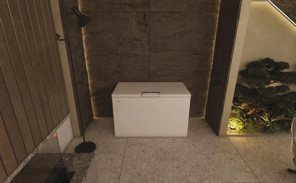 Haier HCE420E Congelatore a pozzo Libera installazione 418 L E Bianco