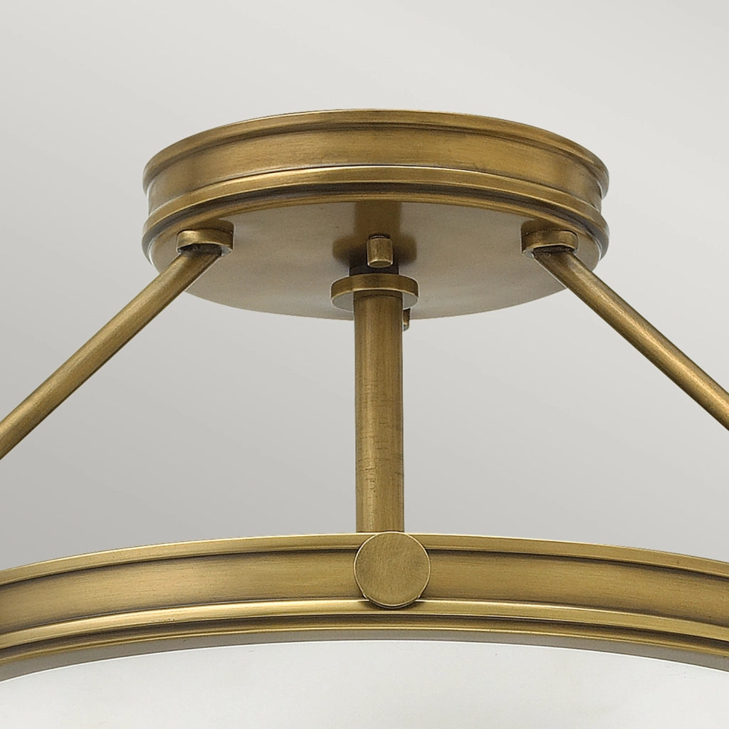 Lampada a Soffitto 4 Luci Kalf In Acciaio Bianco A Bracci E Sfere In Vetro Opalino E Oro