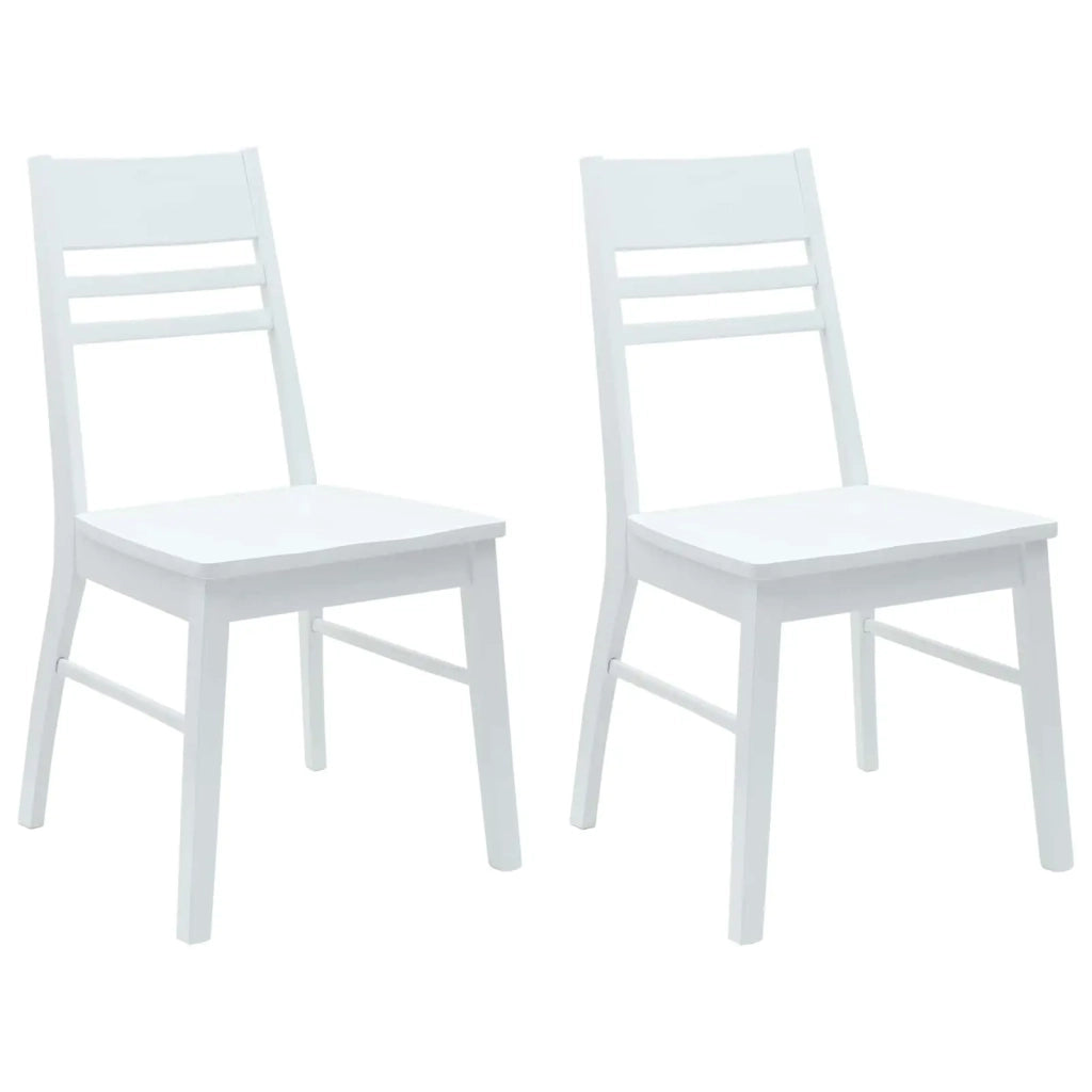 Sedie da pranzo 2 pcs Bianco 43 x 54 x 89 cm