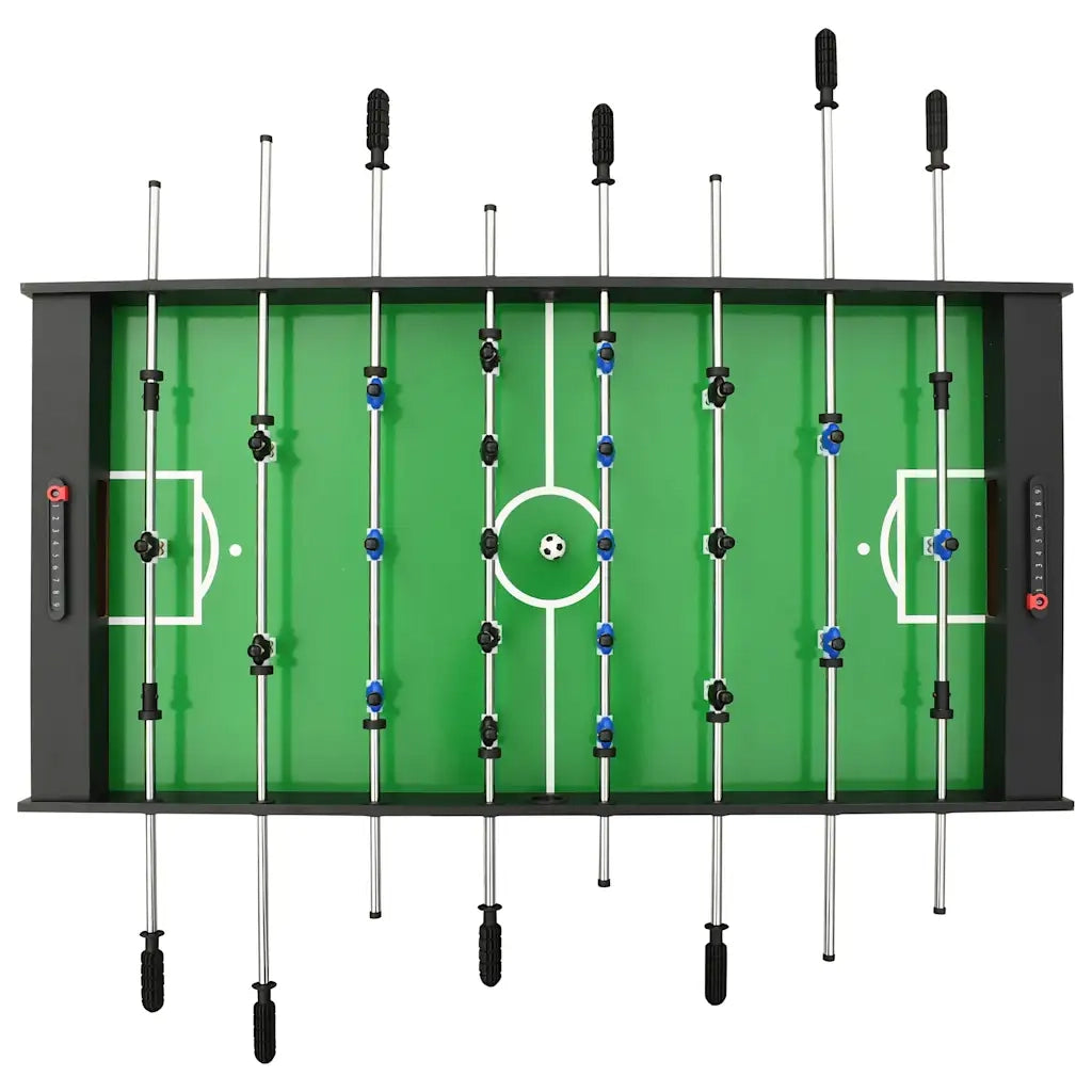 Calcio Balilla Pieghevole 121x61x80 cm Nero 91938