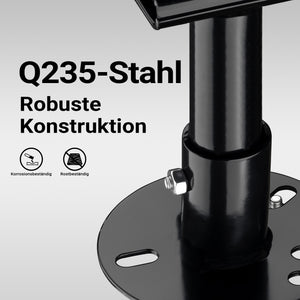Supporto binda per ruota di scorta, supporto da fissare a ruota di scorta 5“-6,75”, alloggiamento farm jack in acciaio, porta martinetto